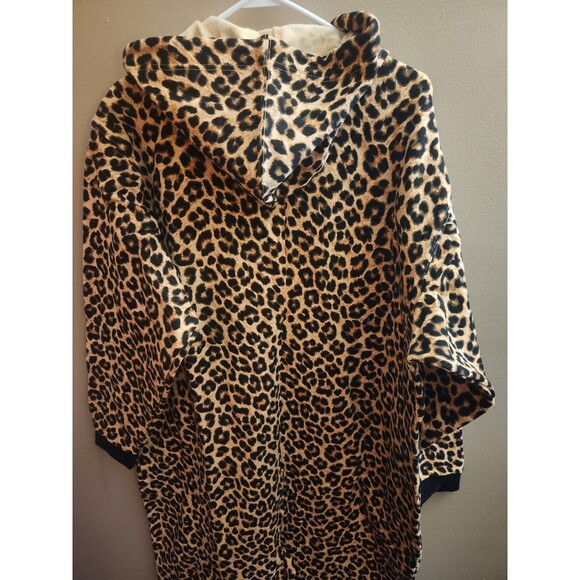 Savage X Fenty Forever Savage Hooded Jumpsuit Suga Beige Prowl Print Size 18/20 - Picture 7 of 10